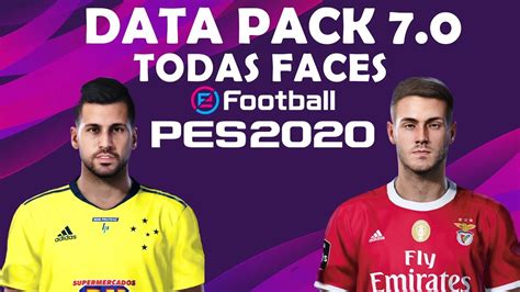 PES 2020 TODAS AS FACES DLC 7 0 EFootball YouTube