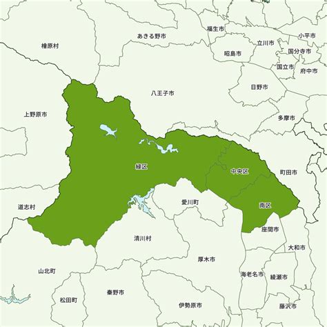 神奈川県相模原市の地図 Map It マップ・イット