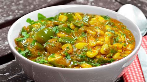 Corn Capsicum Masala Anufoodclub