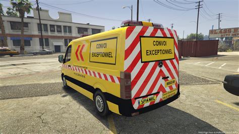 Mercedes Benz Sprinter Convoi Exceptionnel 4K Skin GTA 5 Mods