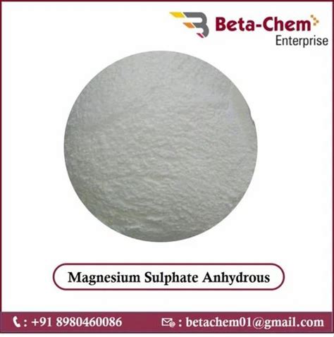 Grade Feed Aquaculture Grade Magnesium Sulphate Anhydrous Powder