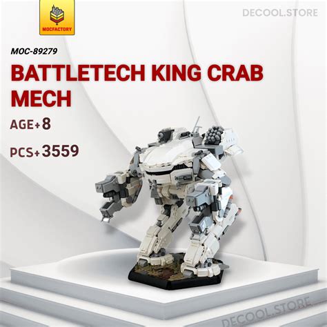 Battletech King Crab Mech Moc Factory 89279 Official Store Decool