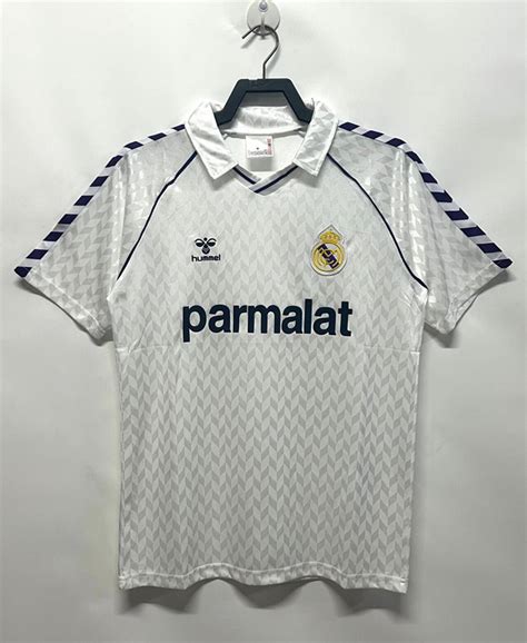 Retro Version Real Madrid Home White Thailand Soccer Jersey Aaa