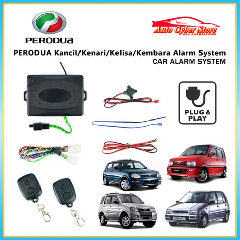 Perodua Kancil Kembara Kelisa Kenari Alarm System With Remote Control