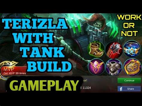 TERIZLA TANK BUILD GAMEPLAY YouTube