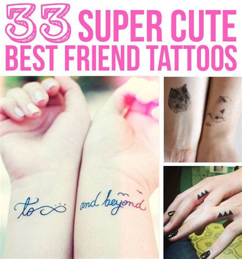 33 Super Cute Best Friend Tattoos | Best friend tattoos, Friend tattoos ...