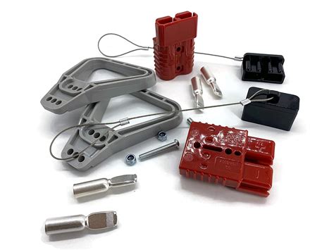 eXODA Batterie Stecker 175A 25 mm2 rot Vollset Steckverbinder für