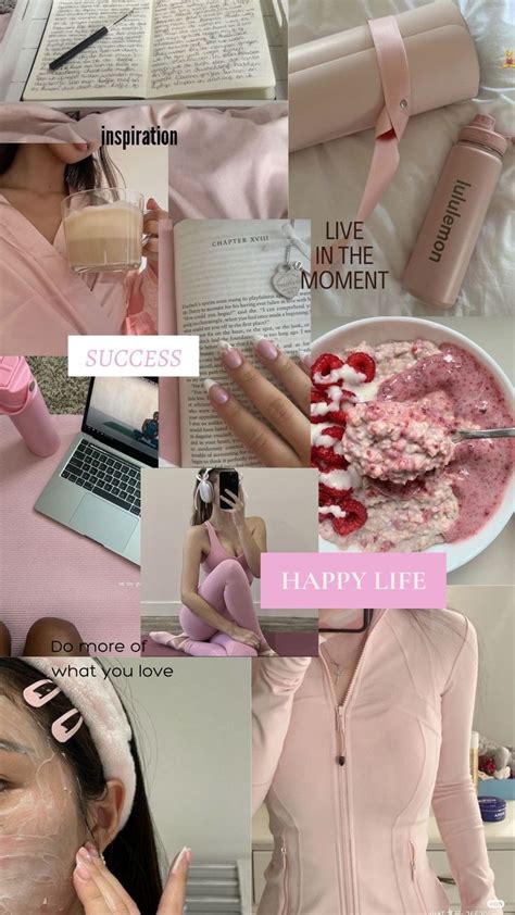 Pink Pilates Princesses Aesthetic Tipps Ästhetik Vision Board