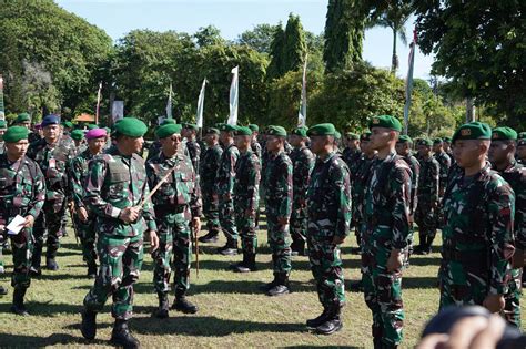 Jelang Pemilu Pangdam Ix Udayana Pimpin Apel Gelar Pasukan Di