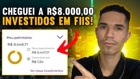 APROVEITEI A QUEDA E CHEGUEI A R 8 000 00 INVESTIDOS EM FUNDOS