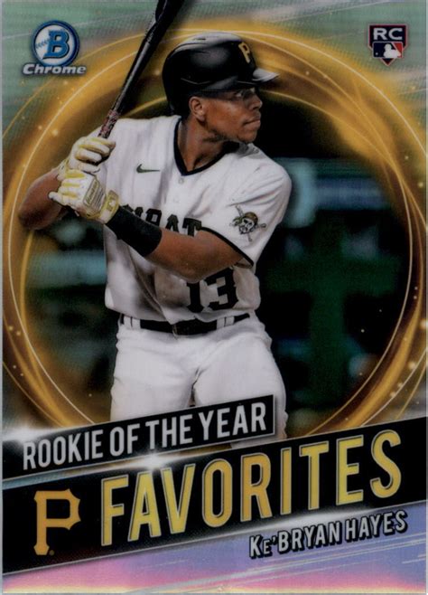 2021 Bowman Chrome Rookie Of The Year Favorites Refractors RRYKH Ke