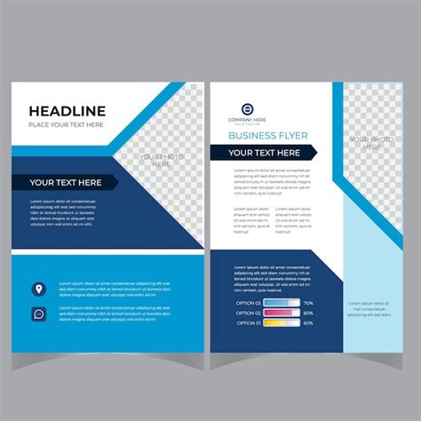 Premium Vector Annual Report Brochure Flyer Design Template Leaflet