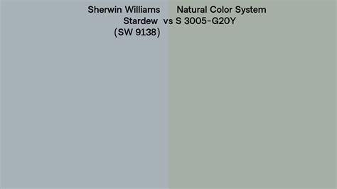 Sherwin Williams Stardew Sw 9138 Vs Natural Color System S 3005 G20y