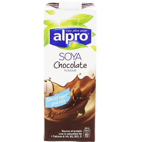 Alpro Soya Chocolate Drink 1 Litre Compare Prices And Buy Online