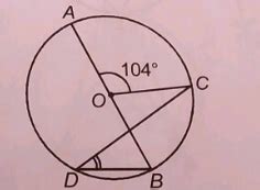 In The Given Figure Aob Is A Diameter Of Circle And Angle Aoc O