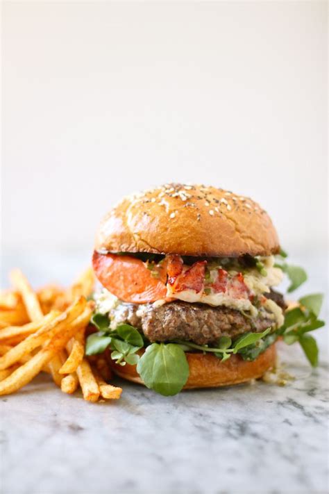 The Surf And Turf Lobster Burger With Chive Beurre Blanc Recipe