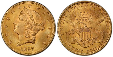 1897 $20 (Regular Strike) Liberty Head $20 - PCGS CoinFacts