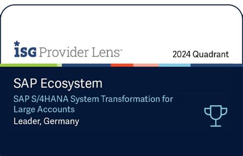 Isg Provider Lens™ Sap Ecosystem Report 2024 Eviden Awarded Quadruple