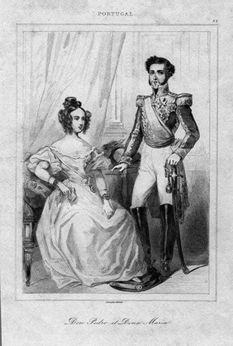 Maria II of Portugal and Emperor Pedro II of Brasil | Grand Ladies | gogm