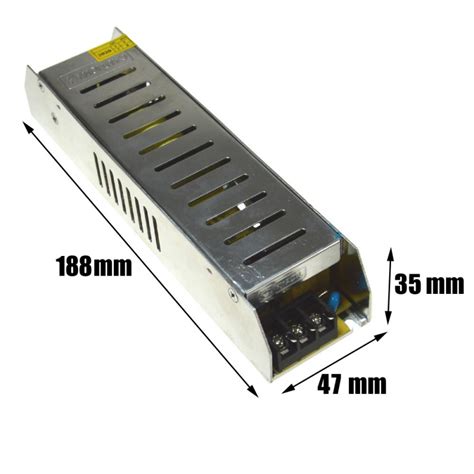 Zasilacz stabilizowany montażowy slim 12V DC 100W 8 33A do taśm LED