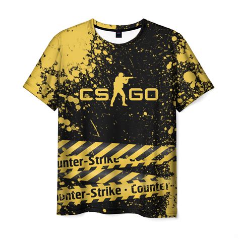 Men S T Shirt Title Counter Strike Print Merch Idolstore