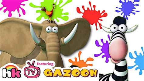 Gazoon Playing With Color Holi Special Funny Animal Cartoons For