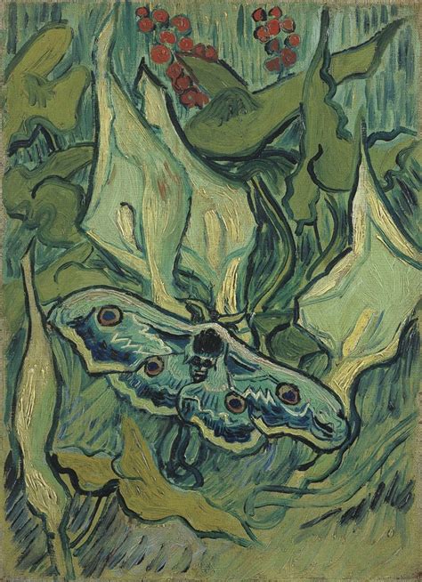 Le Grand Paon Vert Vincent Van Gogh Estampe D Art