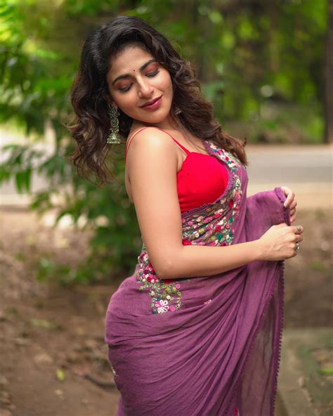 Iswarya Menon Saree Stills South Indian Actress