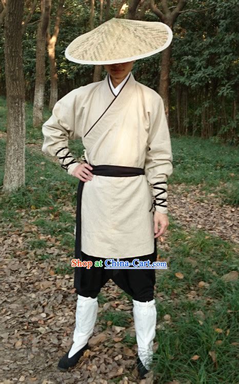 Ancient Chinese Swordsman Costumes and Hat