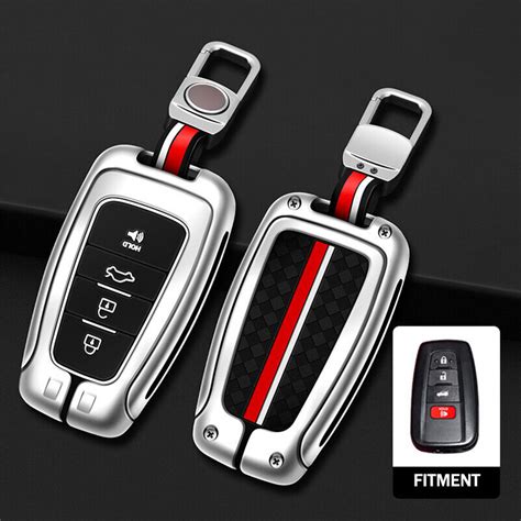 Zinc Alloy Silicone Car Key Fob Case Cover For Toyota Camry C Hr