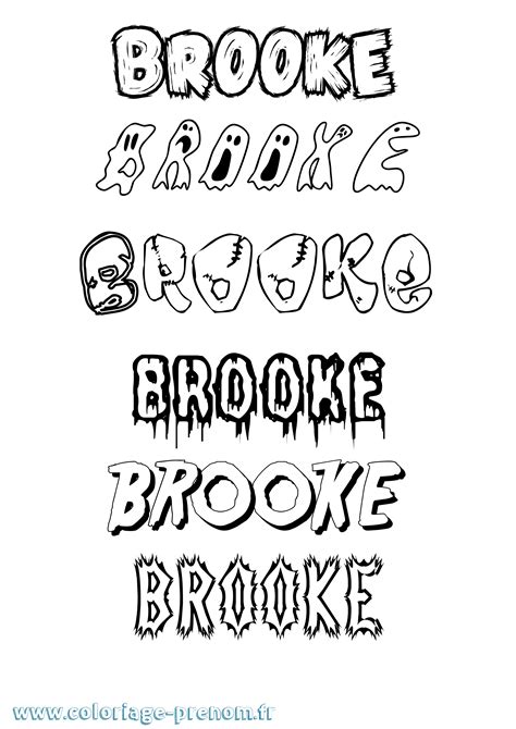 Coloriage Du Prénom Brooke à Imprimer Ou Télécharger Facilement