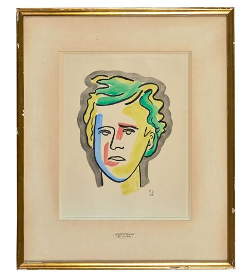 Sold Price Fernand LEGER 1881 1955 Portrait D Arthur Rimbaud 1948