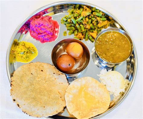 Maharashtrian Thali | Fresh turmeric, Food, Meals