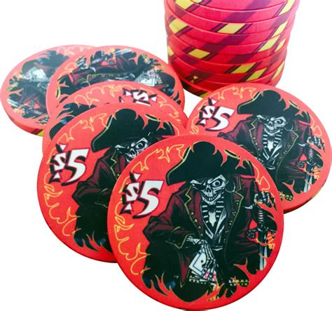 Pieces of Eight 10 Gram Ceramic Pirate Poker Chips – Poker Chip Lounge