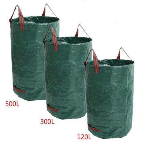 300L Sac à déchets de jardin de grande capacité robuste et Durable