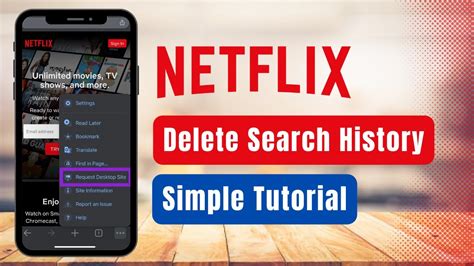 How To Delete Search History On Netflix Youtube