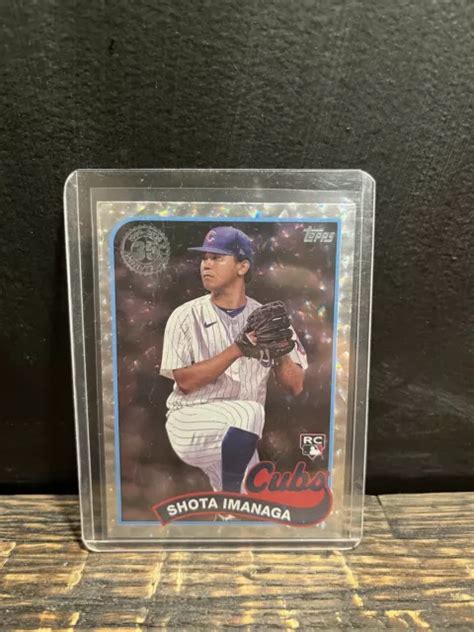 SHOTA IMANAGA 2024 Topps Series 2 RC 1989 35e anniversaire glaçons