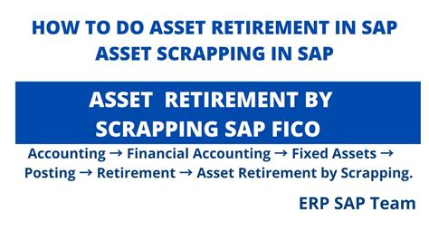 Asset Retirement By Scrapping Ii Abavn In Sap Asset Retirement By Scrapping Ii Asset Retirement