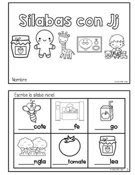 Librito De S Labas Con Jj By La Maestra Pati Bilingue Tpt