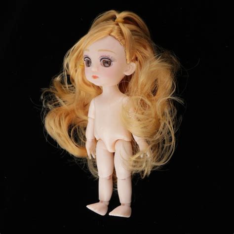 2xmini 16cm 13 Articulações Modelo De Corpo Boneca Menina