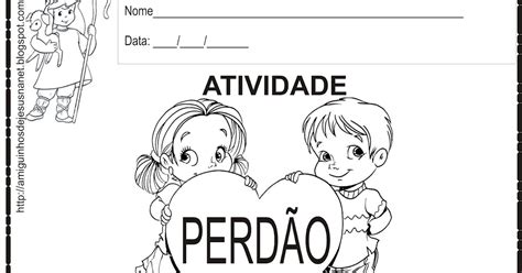 Atividade Sobre Perdão Para Colorir - Atividades De Ensino Religioso Sobre O Perdão - EDUCA