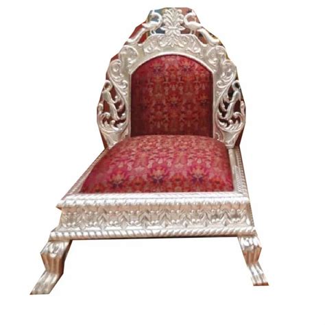 Armless Silver Plated Teak Wood Chair At Best Price In Nathdwara ID