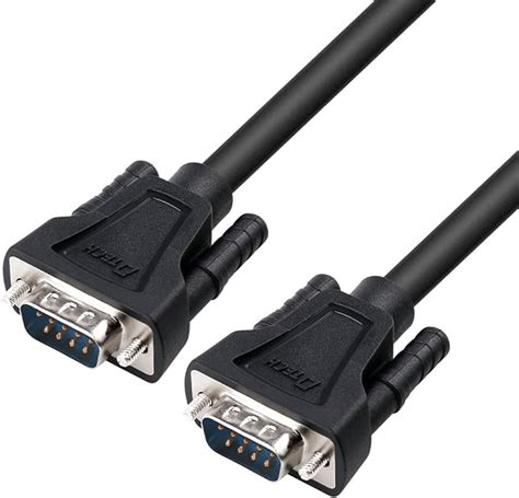 Dtech 10ft Rs232 Serial Cable Male To Male Db9 9 Pin Straight Through