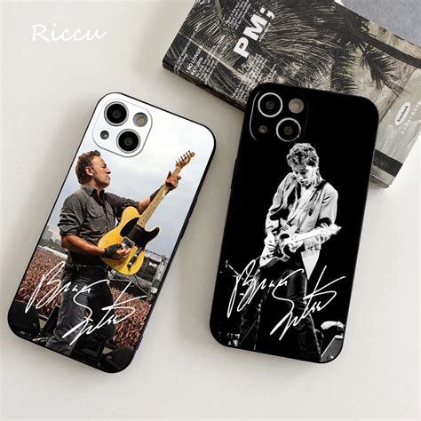 Bruce Springsteen Signed Phone Case For Iphone 15 14 11 12 Pro 8 7 14