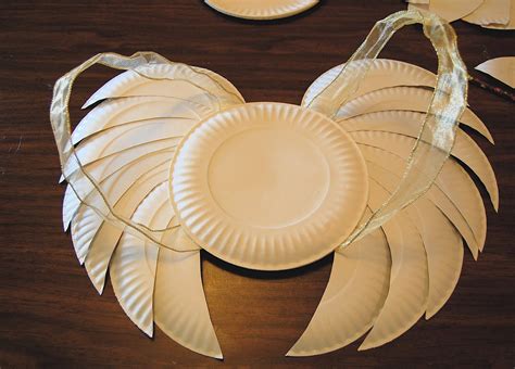 Last Minute Angel Wings Made From Paper Plates Perfect Paper Plate