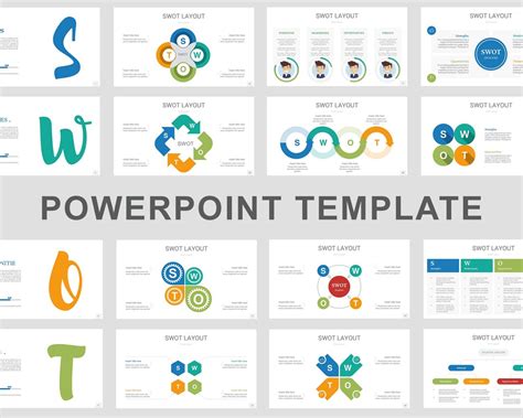 SWOT Analysis Templates Swot Layout Infographics SWOT - Etsy