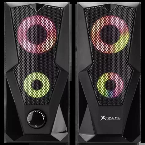 XTRIKE ME SK600 Stereo Sound Bar RGB Gaming Speakers HardwareMarket