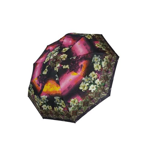 Женский зонт полуавтомат max с яркими красочными принтами на 9 спиц ...