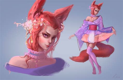 Artstation Fantasy Girls Concept Art