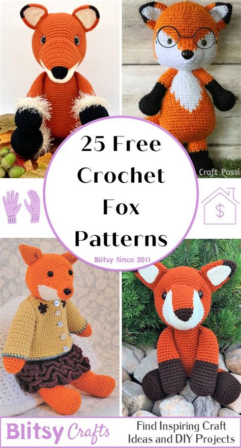 25 Free Crochet Fox Patterns Fox Amigurumi Pattern